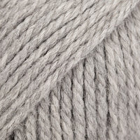 Close-up of heathered gray yarn