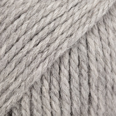 Close-up of heathered gray yarn