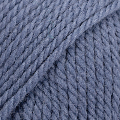 Close-up of blue yarn 