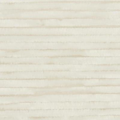 Close-up of cream yarn with a fuzzy texture