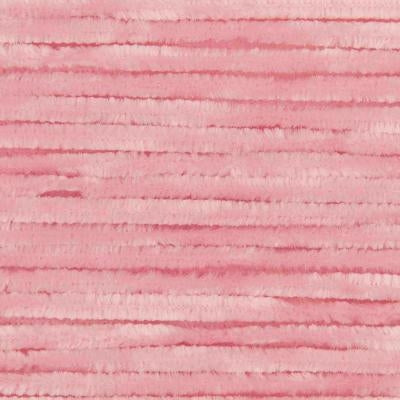 Close-up of pink yarn with a fuzzy texture