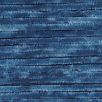 Close-up of blue yarn with a fuzzy texture