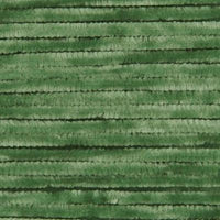 Close-up of green yarn with a fuzzy texture