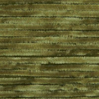 Close-up of olive green yarn with a fuzzy texture