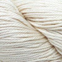 Close-up of cream-colored yarn