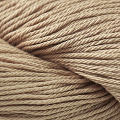 Close-up of tan yarn 