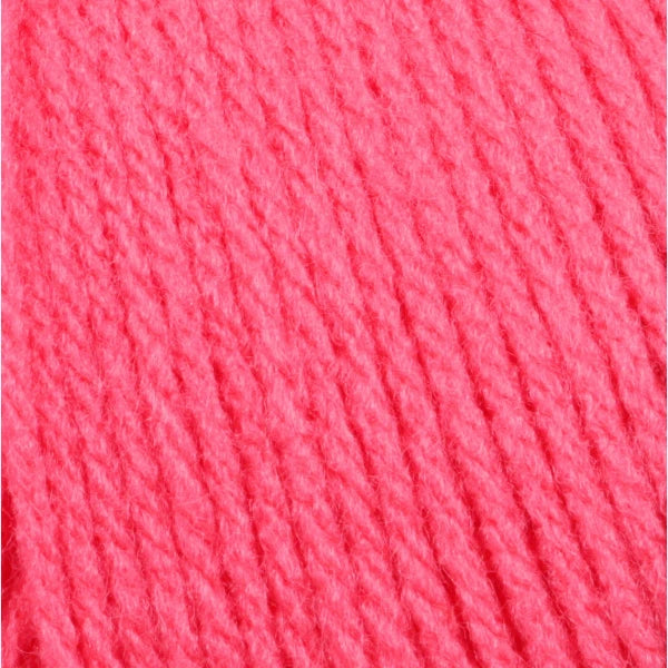 Close-up of bright pink yarn ball