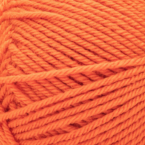 Close up of orange yarn ball