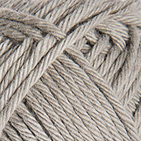 Close-up of light gray yarn