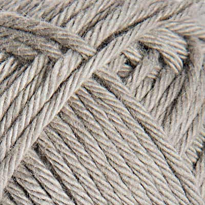 Close-up of light gray yarn