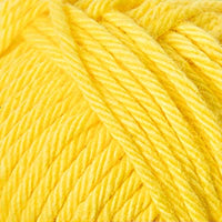 Close-up of bright yellow yarn