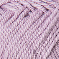 Close-up of pale purple yarn 