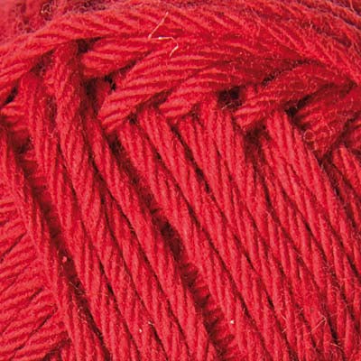 Close-up of red yarn ball