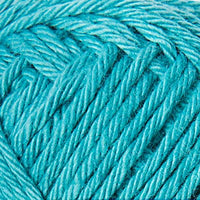 Close-up of turquoise yarn ball