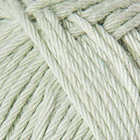 Close-up of pale mint green yarn