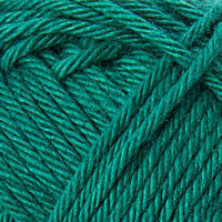 Close-up of dark teal yarn ball