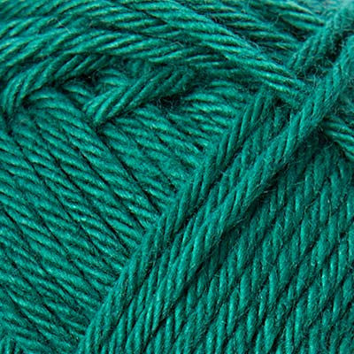 Close-up of dark teal yarn ball