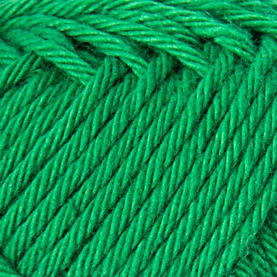 Close-up of bright green yarn ball