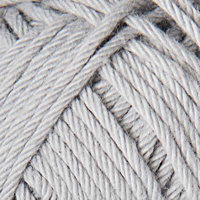 Close-up of pale grey yarn
