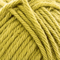 Close-up of yellow green yarn 