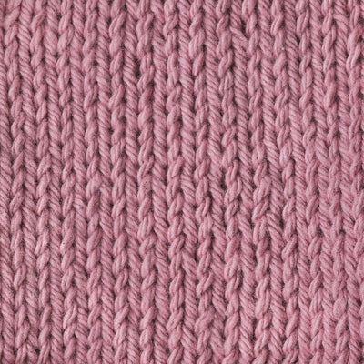 Close-up of pink knitted fabric 