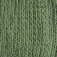 Close-up of sage green knitted fabric 