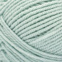Close-up of light blue-green yarn 