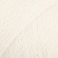 Close-up of a ball of white yarn