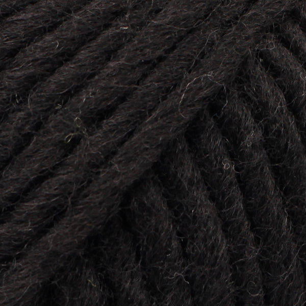 Close-up of black yarn ball