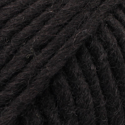 Close-up of black yarn ball