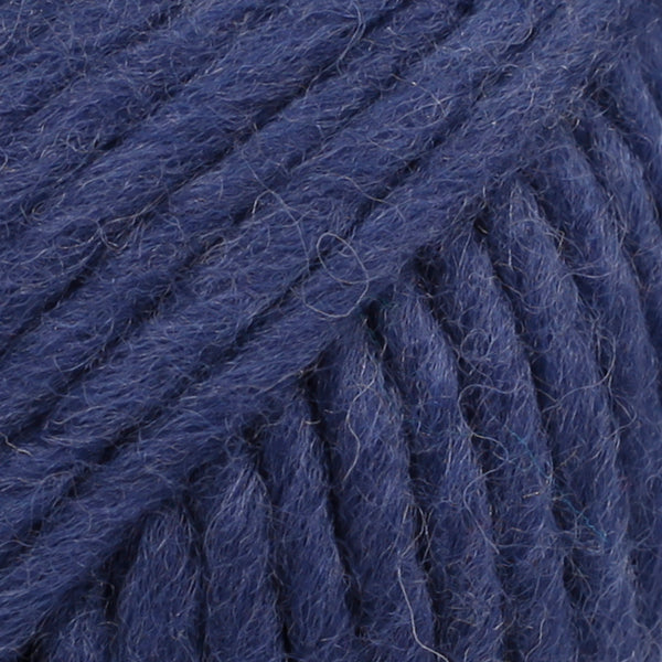 Close-up of dark blue yarn