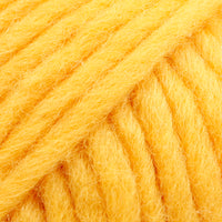 Close-up of bright yellow yarn