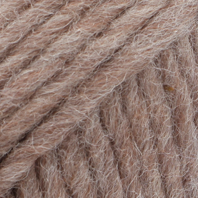 Close-up of brown yarn 