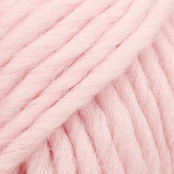 Close-up of pale pink yarn