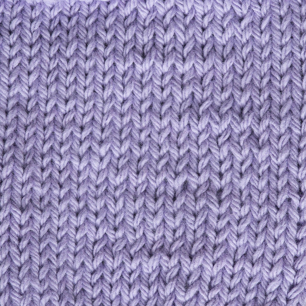 Close-up of a light purple knitted fabric 