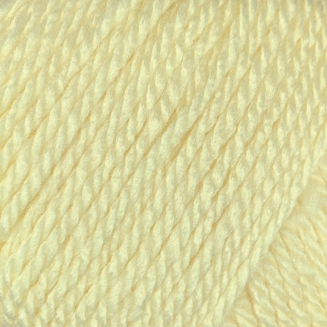 Close-up of pale yellow yarn