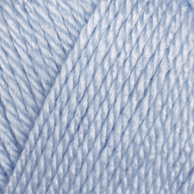 Close-up of light blue yarn