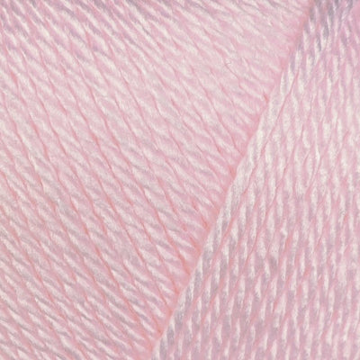 Close-up of pale pink yarn 
