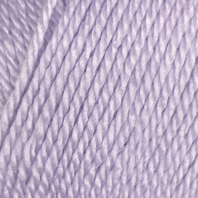Close-up of pale purple yarn