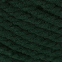 Close-up of dark green yarn ball
