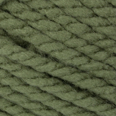 Close-up of sage green yarn ball