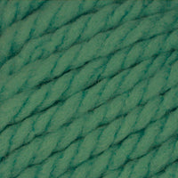 Close-up of light teal yarn ball