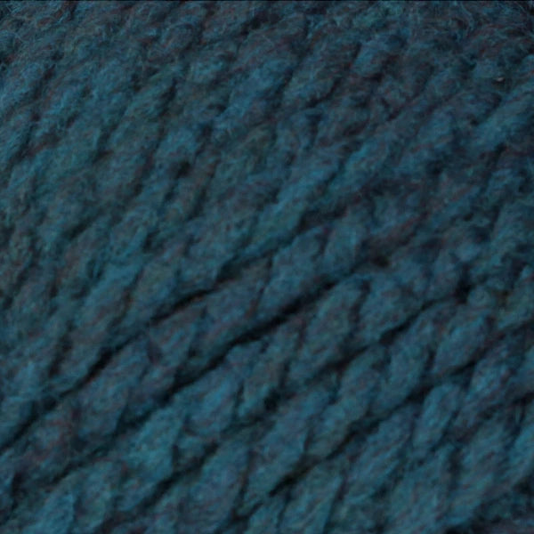 Close-up of teal yarn ball