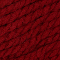 Close-up of deep red yarn ball