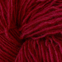 Close-up of a skein of red yarn
