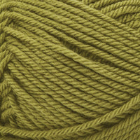 Close-up of a ball of yellow-green yarn