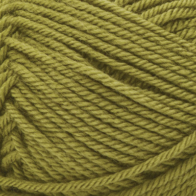 Close-up of a ball of yellow-green yarn