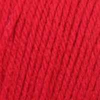 Close-up of bright red yarn 