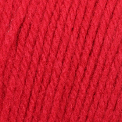 Close-up of bright red yarn 