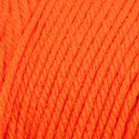 Close-up of bright orange yarn 
